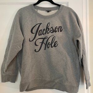 J.Crew Jackson Hole Vintage-Inspired Crewneck Pullover Sweatshirt